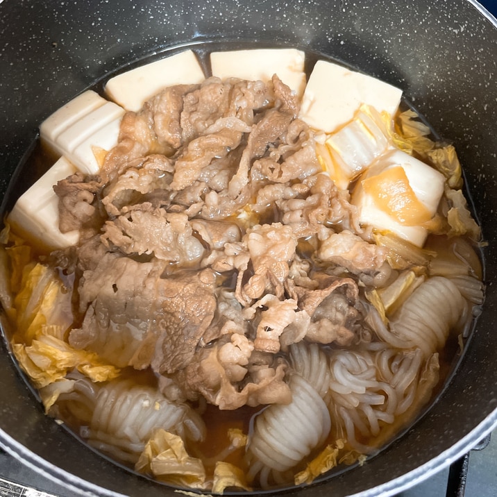 冷凍牛丼1コで！お手軽簡単肉豆腐